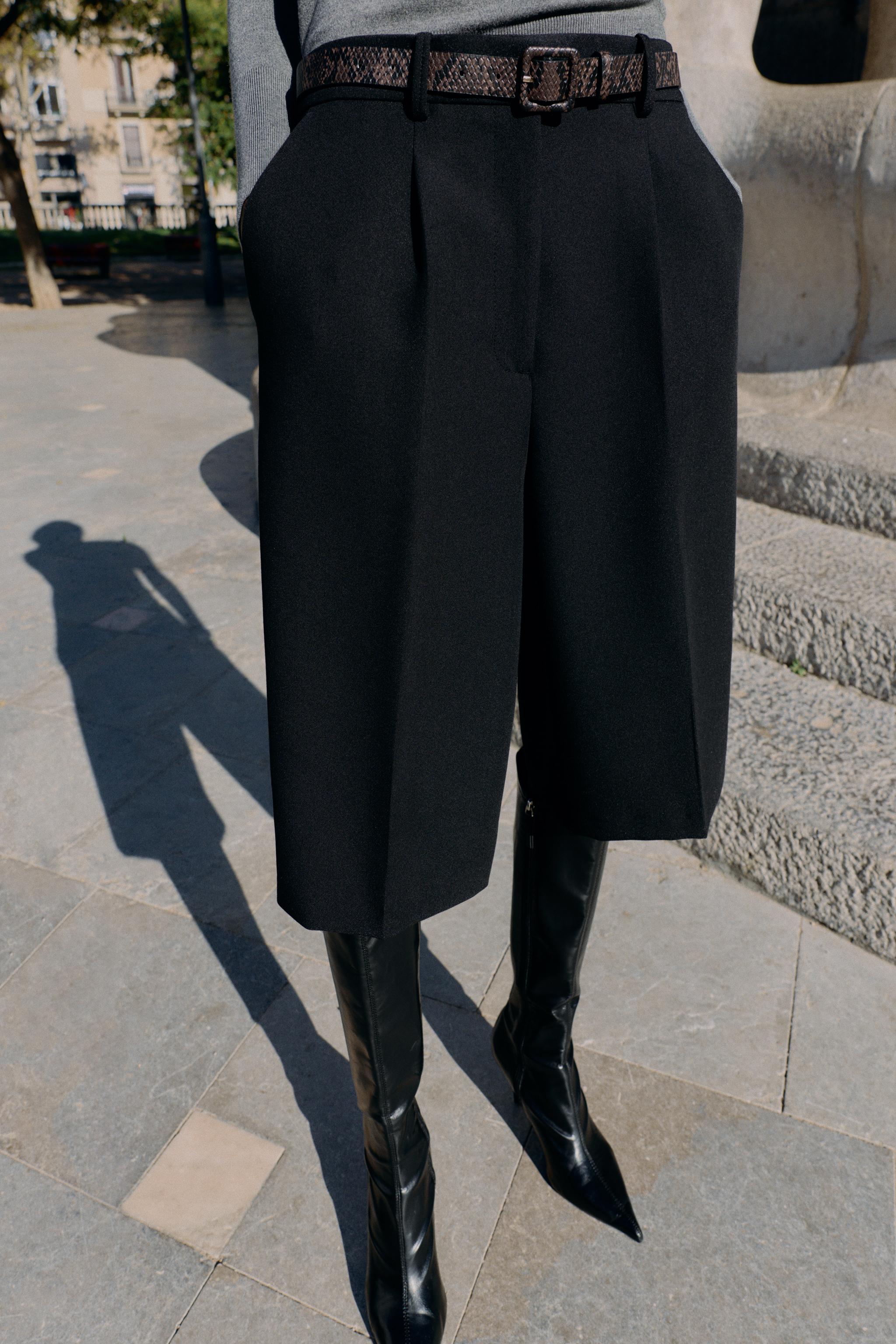 LONG SHORTS WITH BELT